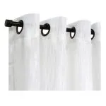 Set Cortinas Velo Lino Blanco 140×220