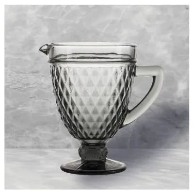 Jarro de Vidrio Murano Gris 1lt