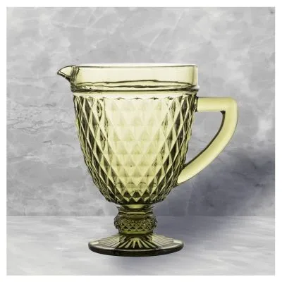 Jarro de Vidrio Murano Verde 1 Lt