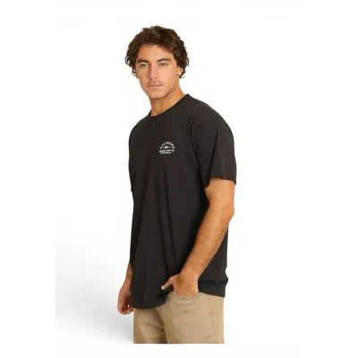 Polera Hombre MC Faxof Negro Maui