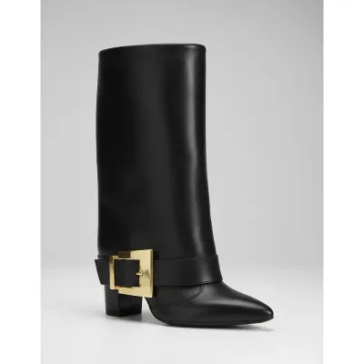 Botin Mujer Napa Genebra Negro Vizzano