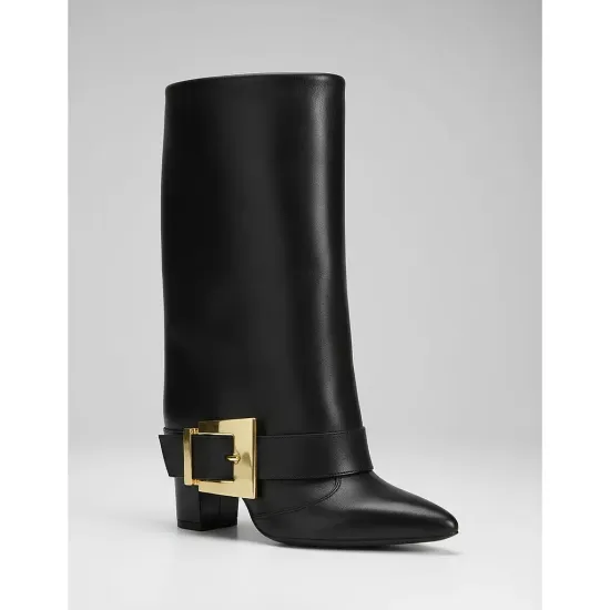 Botin Mujer Napa Genebra Negro Vizzano