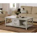 Mesa de Centro Cajones Washed Gray