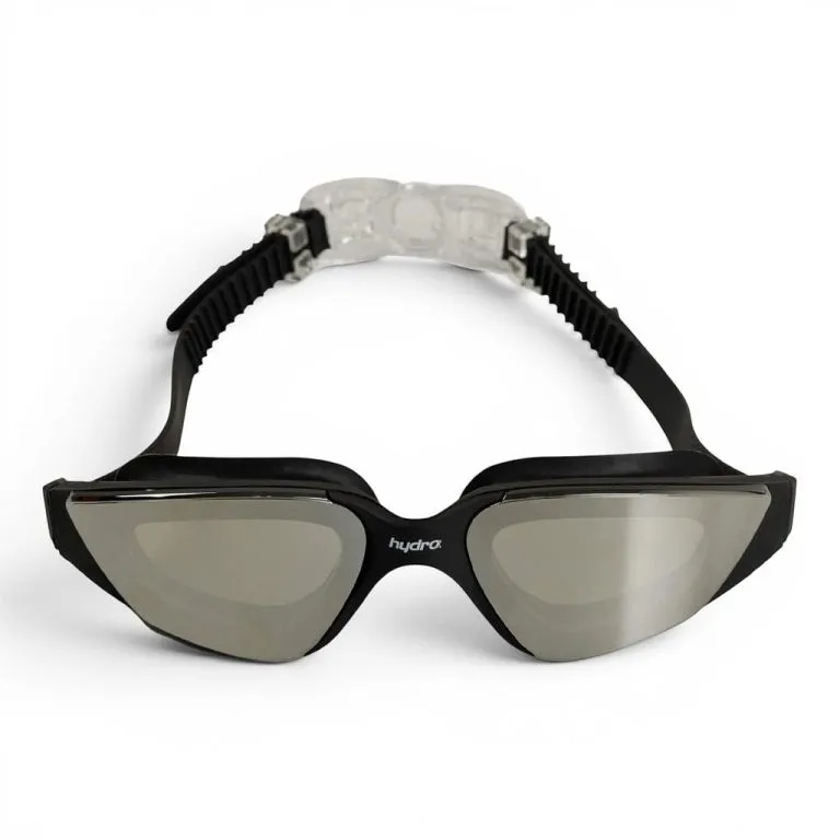 Lente Natación Mirror 6.0 Negro Plata Hydro