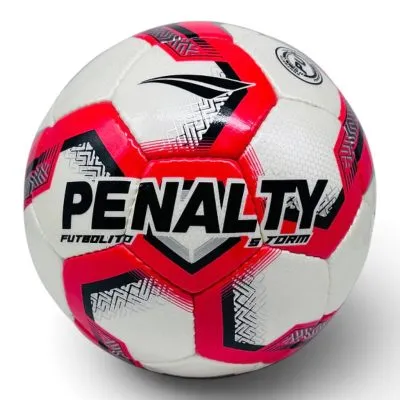 Balon de Futbolito Storm XXV Rojo Negro N°4 Penalty