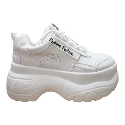Zapatilla Chunky Blanca Mujer Poeme