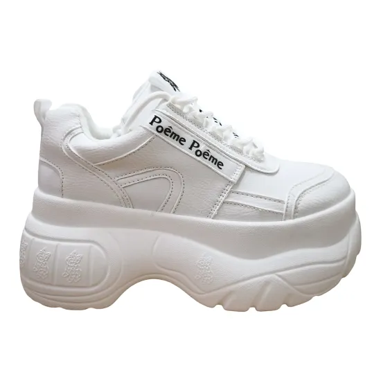 Zapatilla Chunky Blanca Mujer Poeme