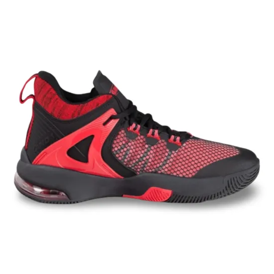 Zapatillas Basketball Niños Turnaround Negro Rojo And1