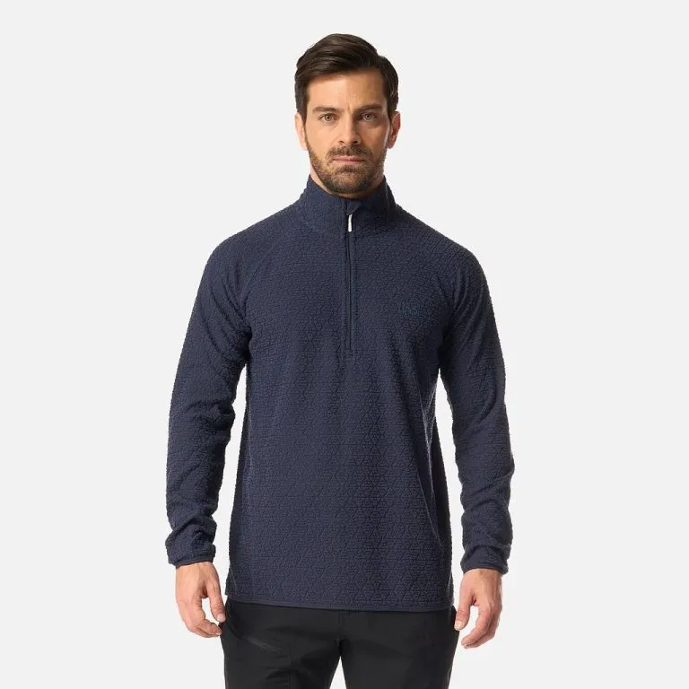 Poleron Hombre Jacaranda Nano-F 14 Zip Azul Marino Lippi