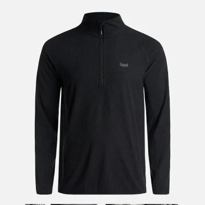 Poleron Hombre Jacaranda Nano-F 14 Zip Negro Lippi