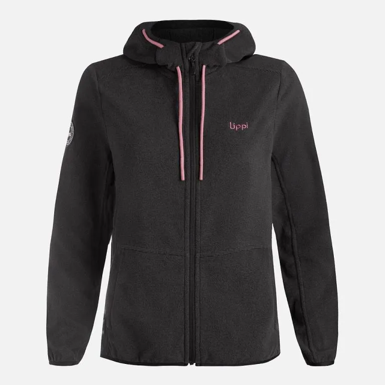 Polar Mujer Stripes Nano-F Full Zip Hoody Negro Lippi