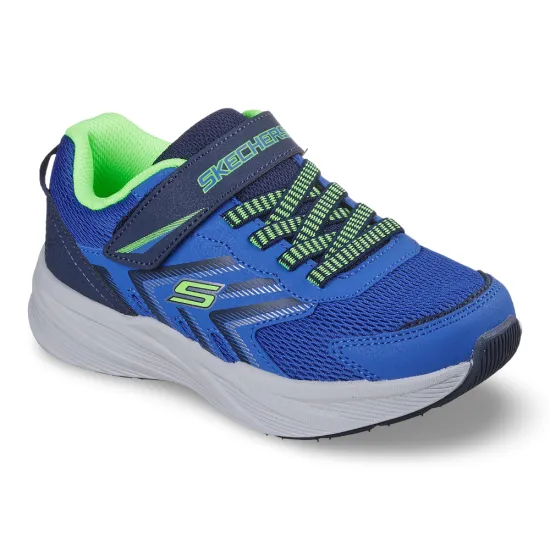 Zapatilla Microspec Tread Azul Velcro Skechers - Imagen 2