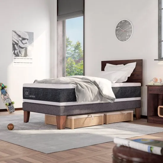 Cama Europea 1.5 Plazas Ortopedic Cic - Imagen 4