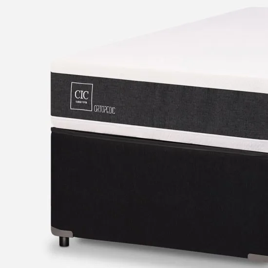 Cama Nido Diván Ortopedic + Respaldo Villarrica Gris Cic - Imagen 3