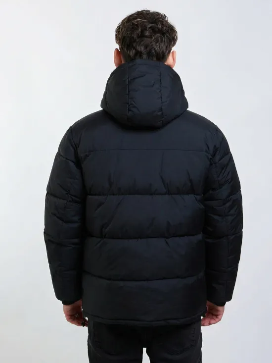 Parka Juvenil Con Gorro Snowy Pop Negro Maui - Imagen 4