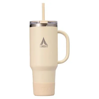 Vaso Térmico Lukout Travel 1200 ml Mug Acero Frío Y Calor Arena