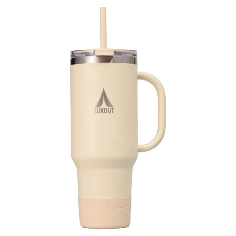 Vaso Térmico Lukout Travel 1200 ml Mug Acero Frío Y Calor Arena