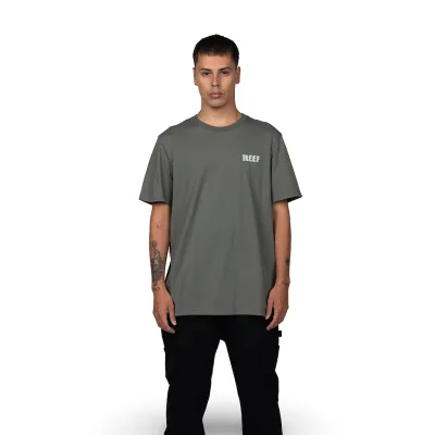 Polera Hombre Verde Estampado California Reef