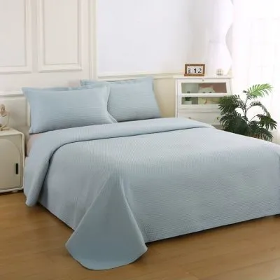 Cubrecama Quilt Atenas King Gris Idetex