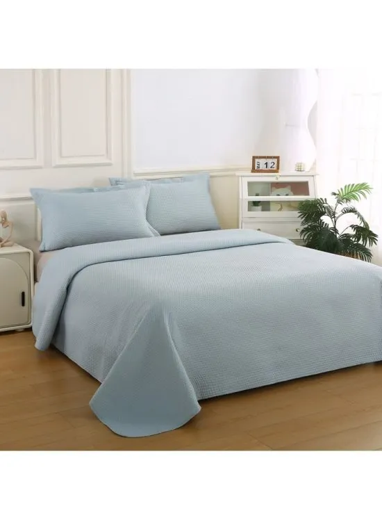 Cubrecama Quilt Atenas King Gris Idetex