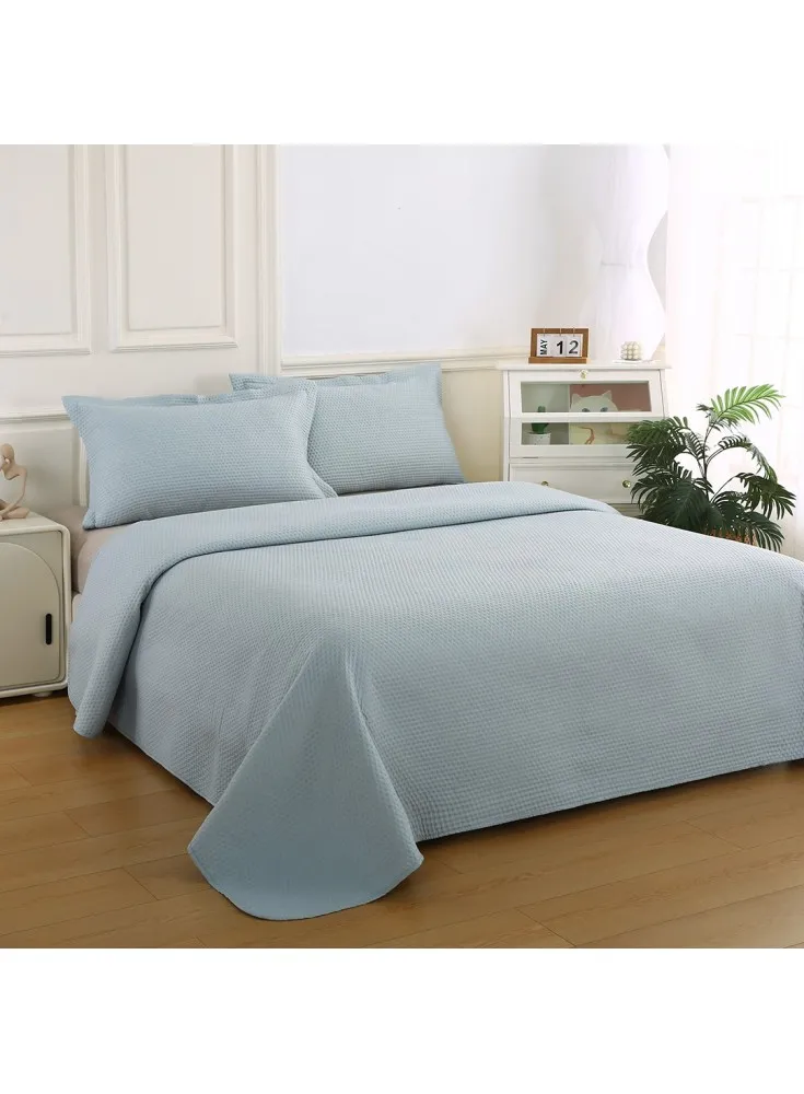Cubrecama Quilt Atenas King Gris Idetex