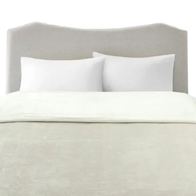 Frazada Flannel Illusions Beige 2 Plazas