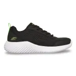Zapatilla Niño Bounder Quanta Pacer Negro Skechers