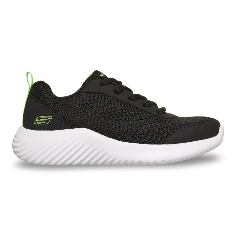 Zapatilla Niño Bounder Quanta Pacer Negro Skechers