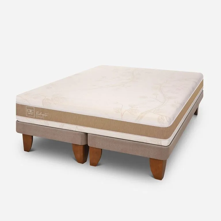 Cama Europea 2 Plazas Rilassati Infinity Base Dividida Cic