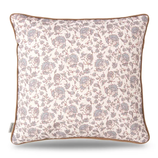 Cojín Estampado Asana Celeste Fabrics