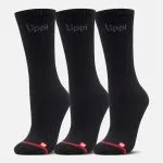 Tripack calcetines Logo Lippi Pack Long Negro