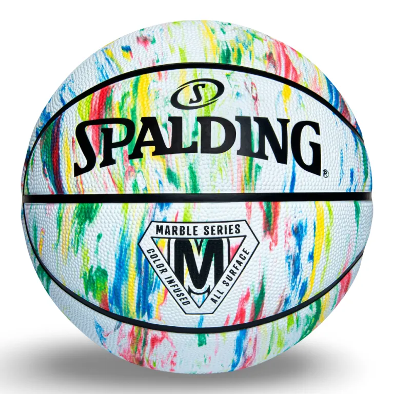 Balon Basket N°6 Marble Rainbow Spalding