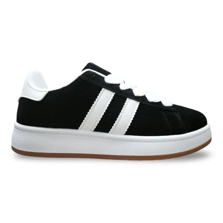 Zapatilla Urbana Mujer Verona Black New Walk