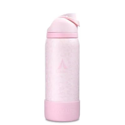 Botella Termica 1 Litro Flip Animal Pink Lukout