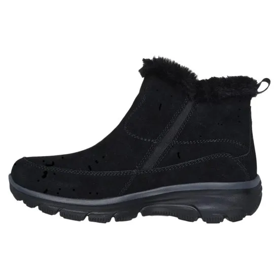 BOTA MUJER EASY GOING COOL ZIP BLK SKECHERS - Imagen 5