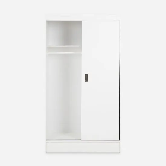 CLOSET CABURGA 2 PUERTAS CORREDERA OLMO BLANCO CIC - Imagen 2