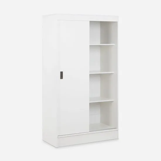 CLOSET CABURGA 2 PUERTAS CORREDERA OLMO BLANCO CIC - Imagen 3