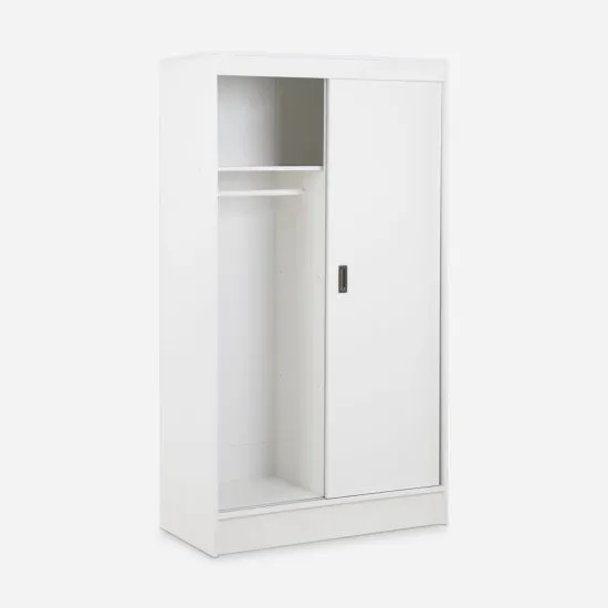 CLOSET CABURGA 2 PUERTAS CORREDERA OLMO BLANCO CIC - Imagen 4