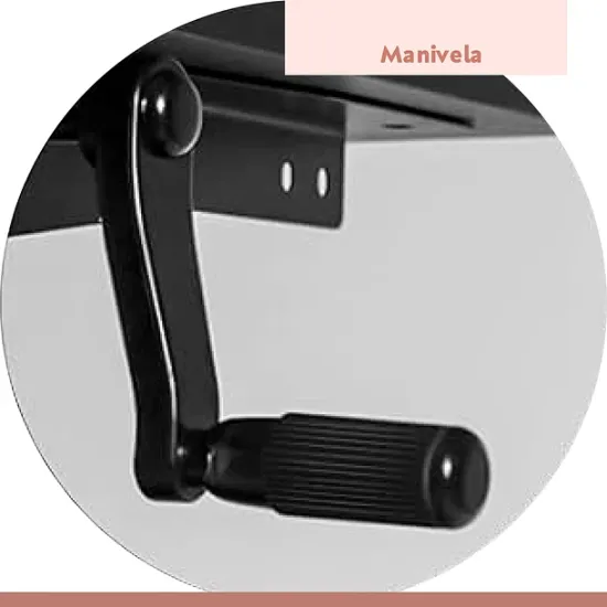 ESCRITORIO DE TRABAJO CON ALTURA REGULABLE STANDING DESK OAK KLIK - Imagen 6