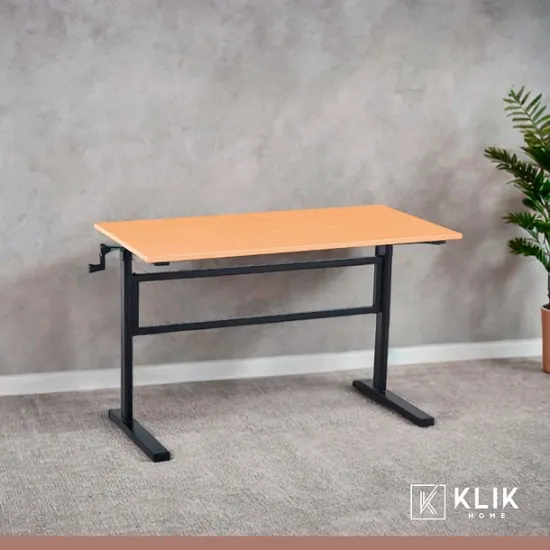 ESCRITORIO DE TRABAJO CON ALTURA REGULABLE STANDING DESK OAK KLIK - Imagen 8