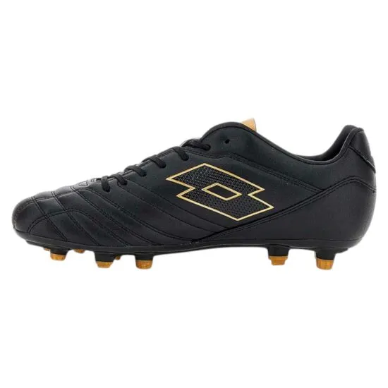 Zapato de Fútbol Hombre Lotto - Stadio FG 705 Negro Dorado - Imagen 2