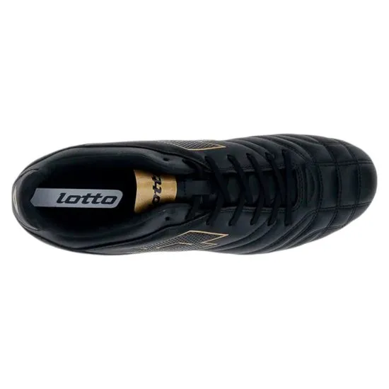 Zapato de Fútbol Hombre Lotto - Stadio FG 705 Negro Dorado - Imagen 3