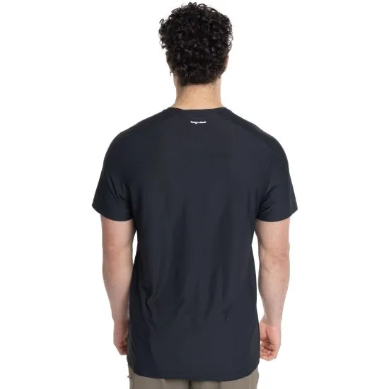 POLERAS M/C LOGO MINI LOGO HOMBRE NEGRO KANNU - Imagen 2