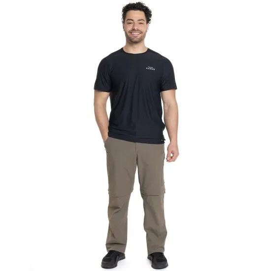 POLERAS M/C LOGO MINI LOGO HOMBRE NEGRO KANNU - Imagen 3