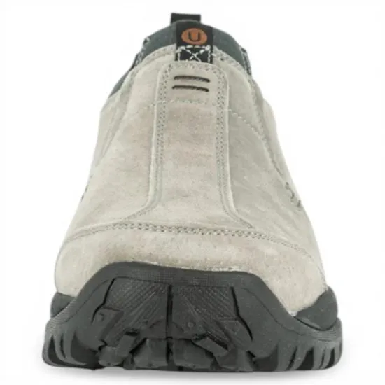 Zapato Hombre Sin Cordones Atlas Cuero Gris London Adixt - Imagen 2