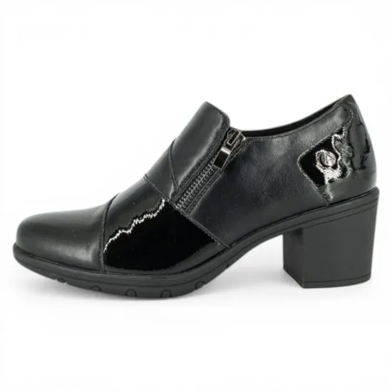 Zapato Mujer Siena Tacón Negro Alquimia - Imagen 3