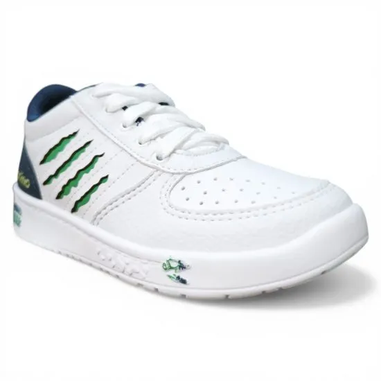 Zapatilla Niño Cocodrilo Blanco Verde Dino Park - Imagen 2