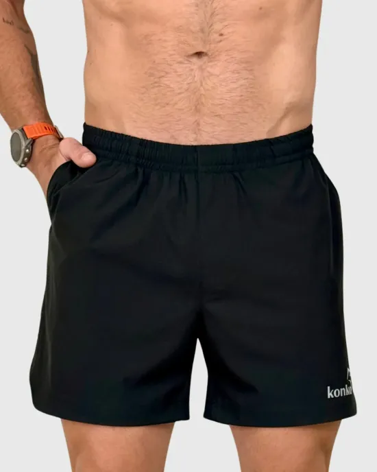 Short Hombre Hyperflex Basic Negro Konko - Imagen 7