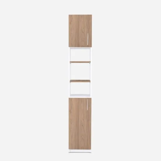 Mueble Baño Estante Blanco Olmo 2pt Cic - Imagen 2