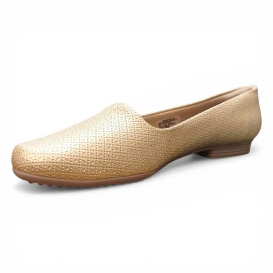 Zapato Mujer Bajo Dorado Comodo Piccadilly - Imagen 8